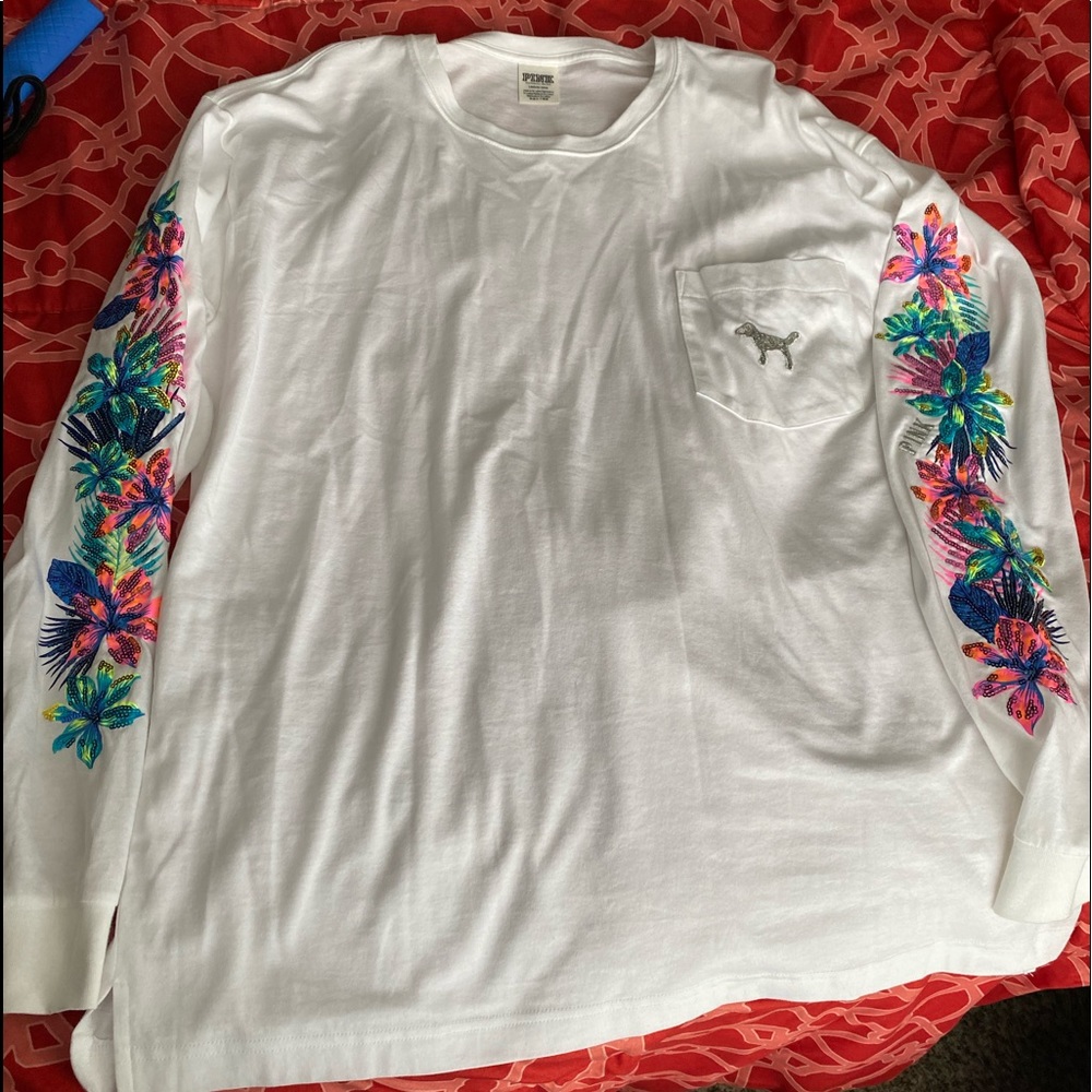PINK. Long Sleeve Shirt. New. Never Worn.